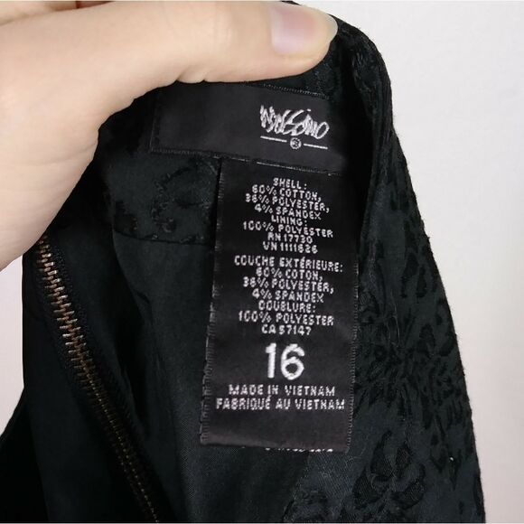 Mossimo Black Brocade Lace Pencil Skirt - Picture 4 of 5